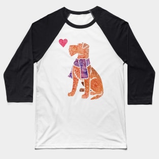 Watercolour Irish Terrier Baseball T-Shirt